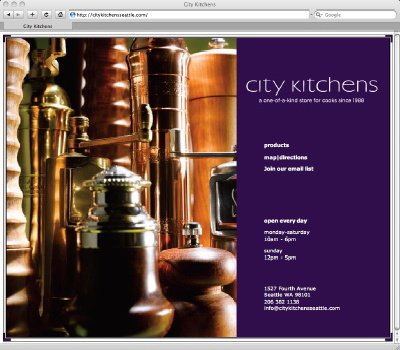 retail store web site