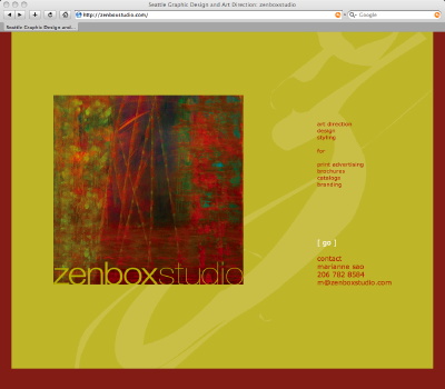 Graphic designer web site